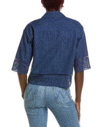 Elie Tahari Elie Tahari The Laylee Denim Top
