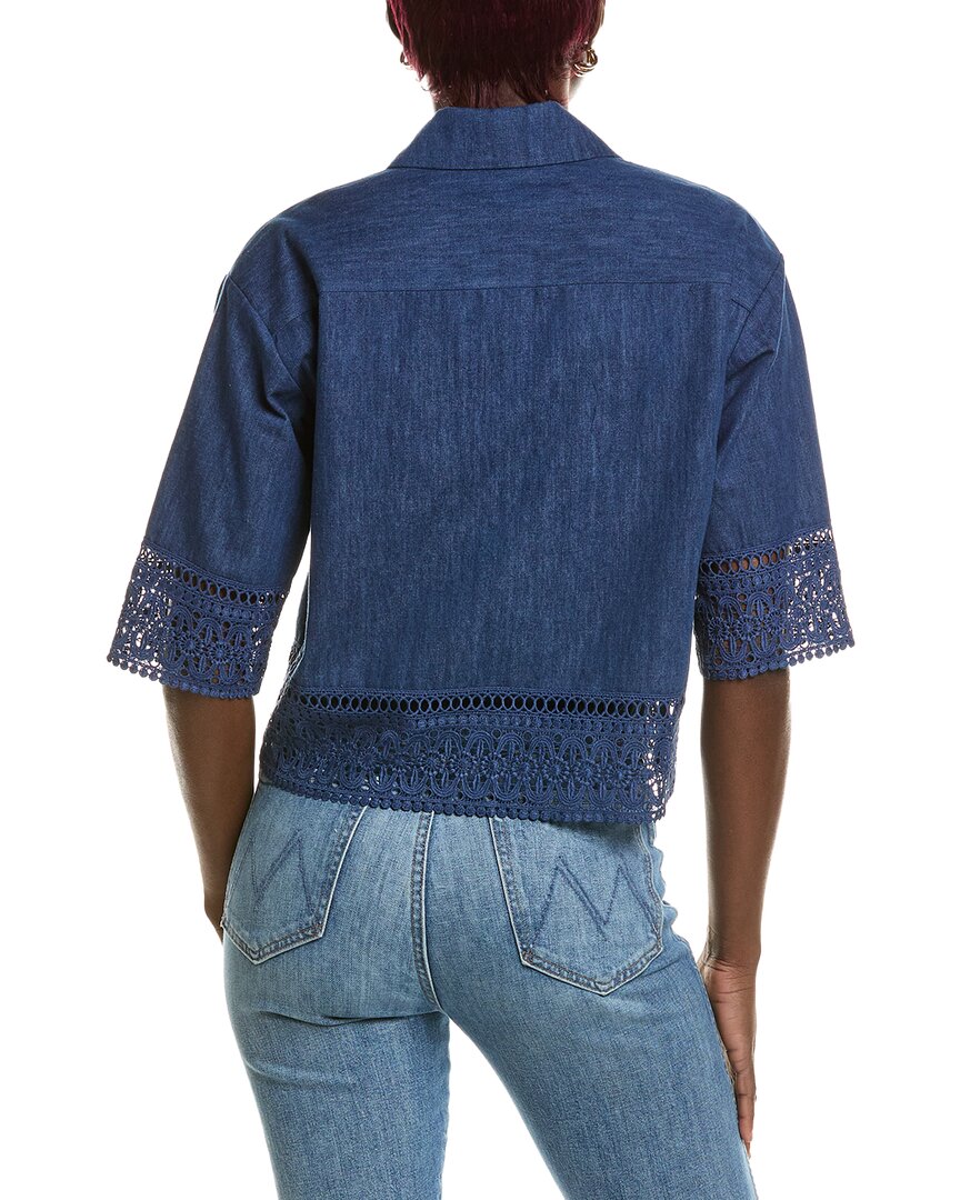 Elie Tahari Elie Tahari The Laylee Denim Top