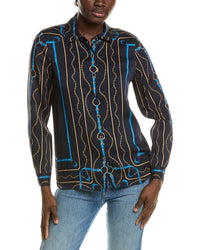 Elie Tahari Elie Tahari The Madeline Silk-Blend Blouse
