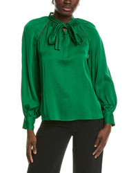 Elie Tahari Elie Tahari The Angie Silk-Blend Blouse
