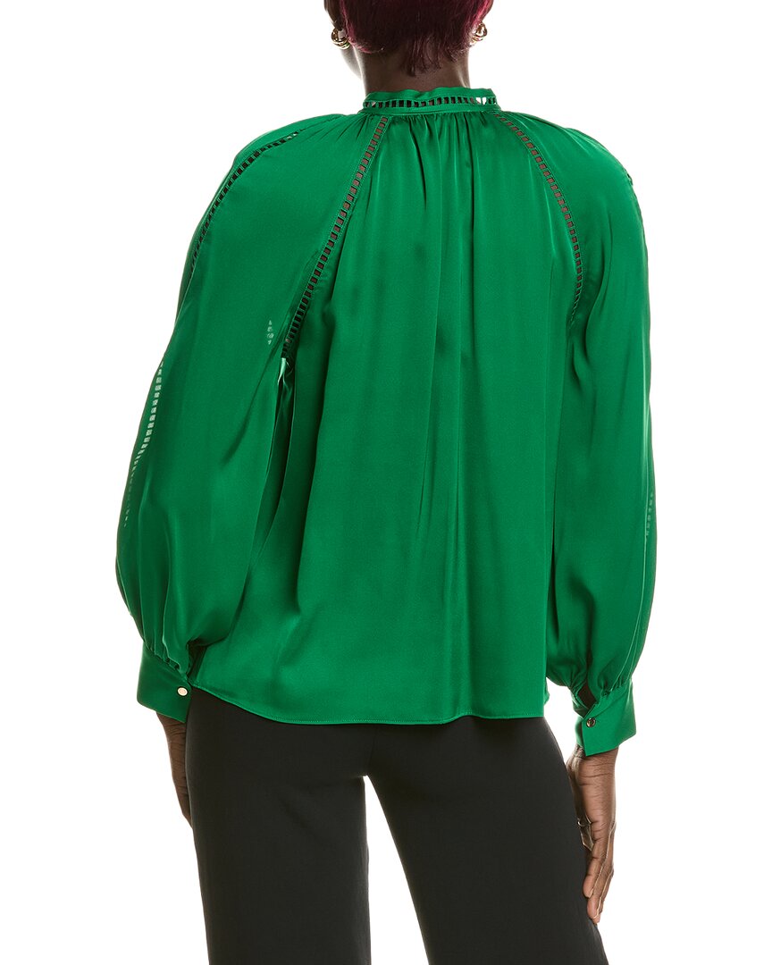 Elie Tahari Elie Tahari The Angie Silk-Blend Blouse