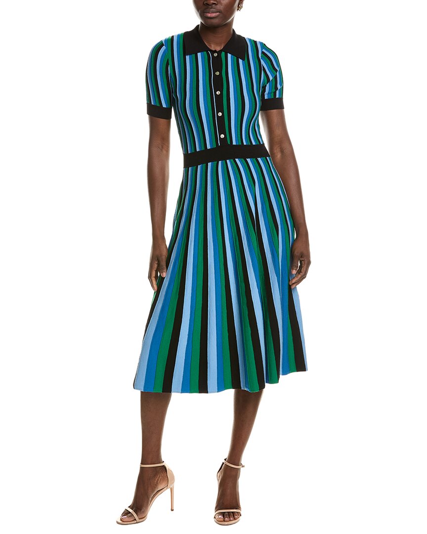 Elie Tahari Elie Tahari The Ana Striped Sweater Dress