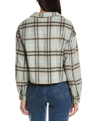 Oat New York Cropped Plaid Jacket