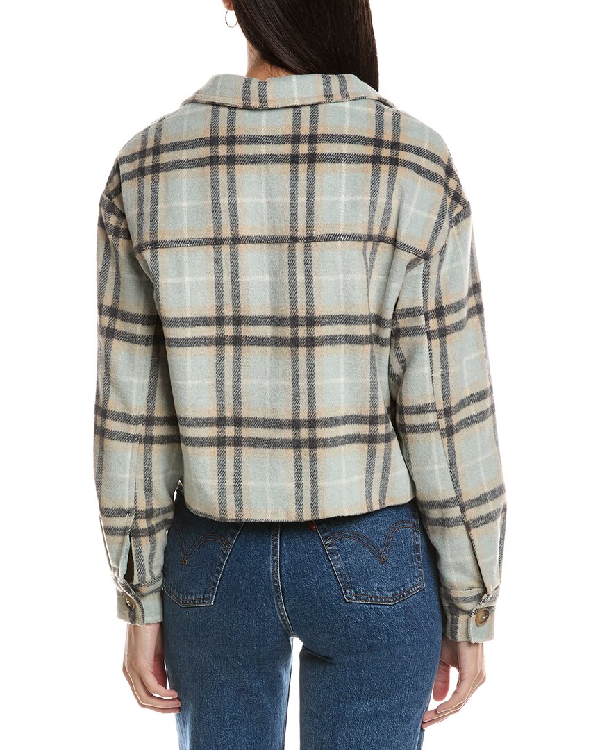 Oat New York Cropped Plaid Jacket