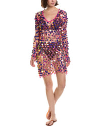 Milly Milly Sequin Crochet Mini Dress
