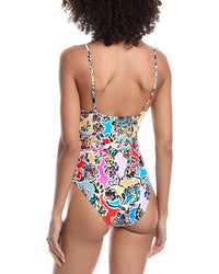 Milly Rainbow Oasis Belted One-Piece