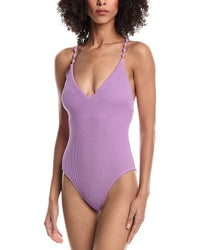Milly Cannes Beaded Strap One-Piece
