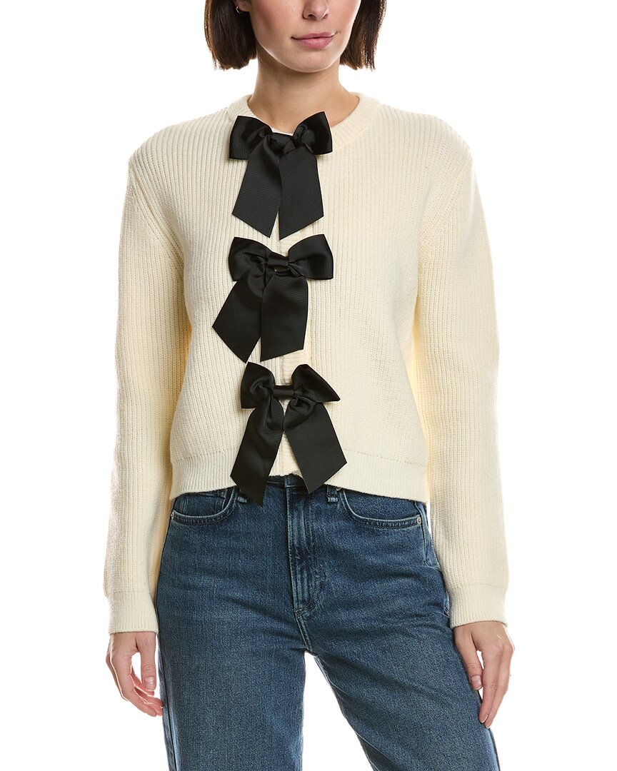 Avantlook Grosgrain Bow Cardigan