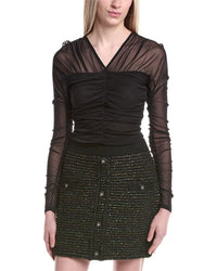 Milly Milly Knit Angora & Wool-Blend Sweater