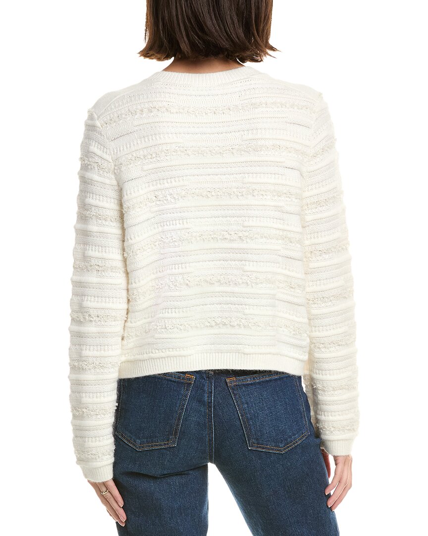 Milly Milly Textured Knit Wool-Blend Cardigan