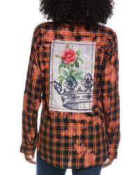 Nu Vintage Washed Flannel Shirt