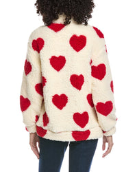Madison Miles Fleece Zip Cardigan