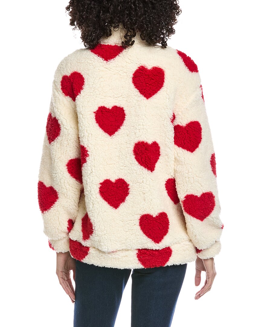 Madison Miles Fleece Zip Cardigan