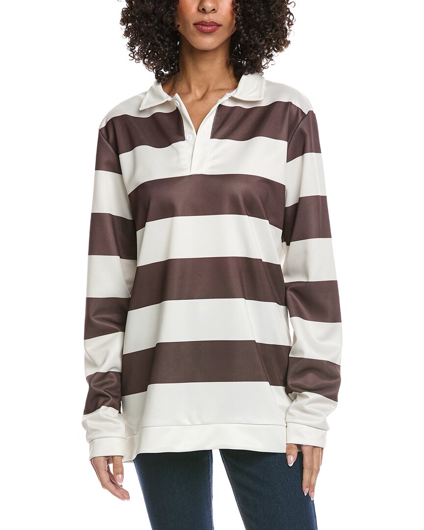 Madison Miles Stripe Polo Shirt