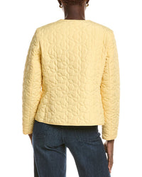 Jones New York Quilted Flower Jacket