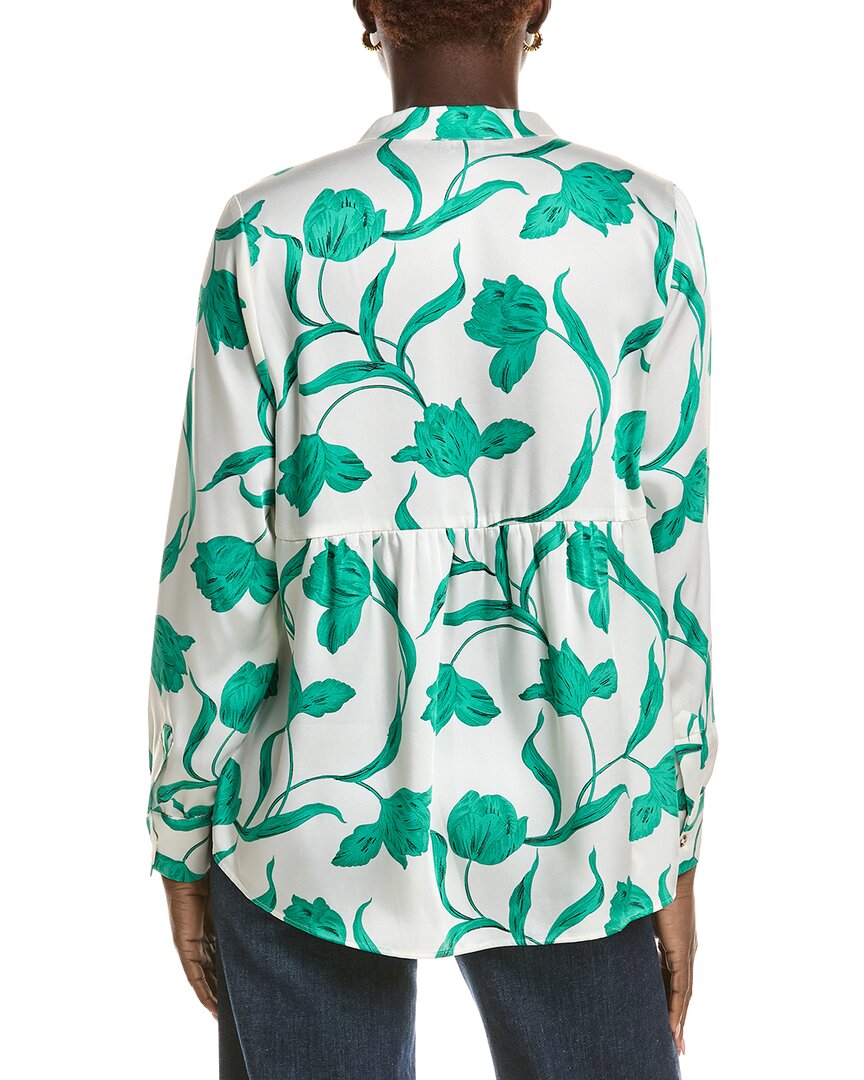 Jones New York Popover Printed Top