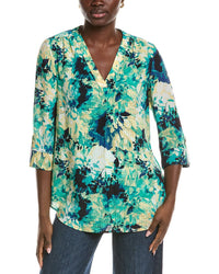 Jones New York 3/4 Sleeve V-Neck Tunic