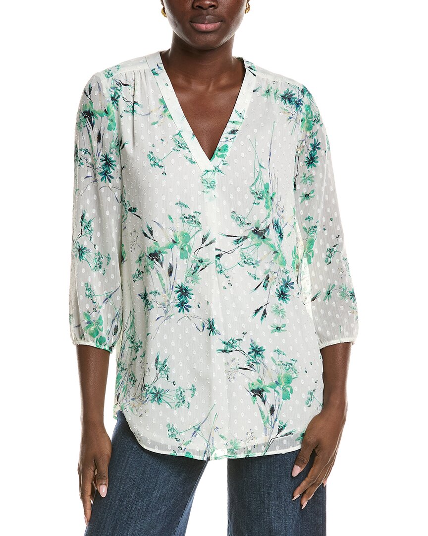 Jones New York 3/4 Sleeve V-Neck Tunic