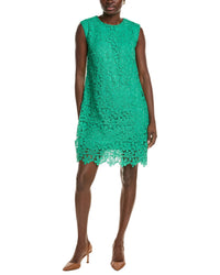 Jones New York Extended Cap Sleeve Swing Dress