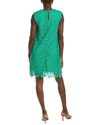 Jones New York Extended Cap Sleeve Swing Dress