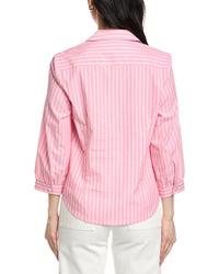 Jones New York Open Collar 3/4-Sleeve Blouse