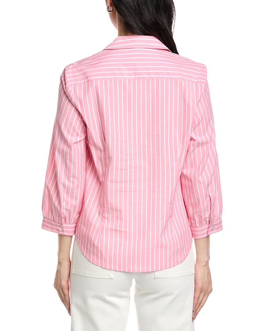 Jones New York Open Collar 3/4-Sleeve Blouse
