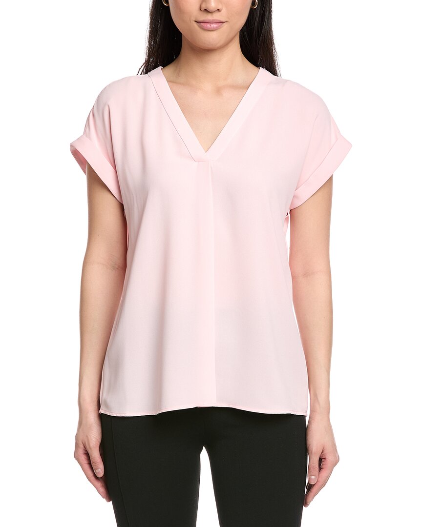 Jones New York Roll Cuff Blouse