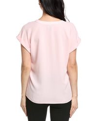 Jones New York Roll Cuff Blouse