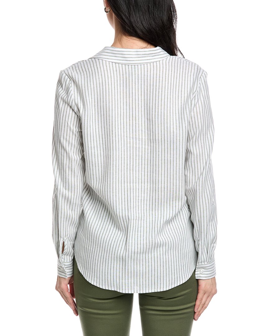Jones New York Y-Neck Button Front Tunic