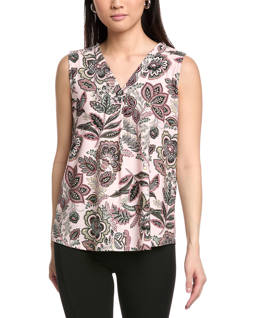 Jones New York Printed Tank Shirt