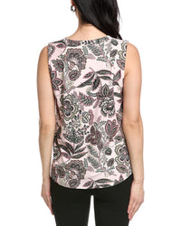 Jones New York Printed Tank Shirt