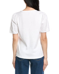 Jones New York Eyelet Sleeve T-Shirt