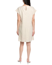 Jones New York Linen-Blend Swing Dress