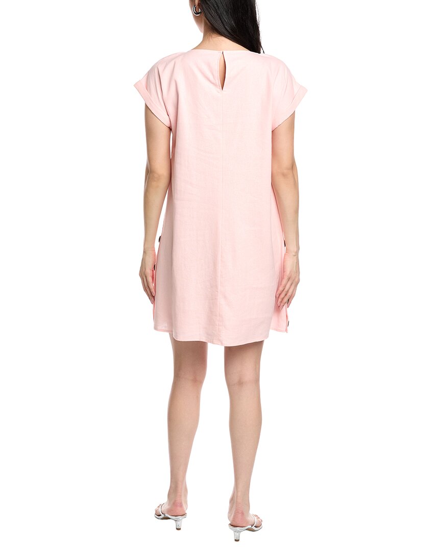 Jones New York Linen-Blend Swing Dress