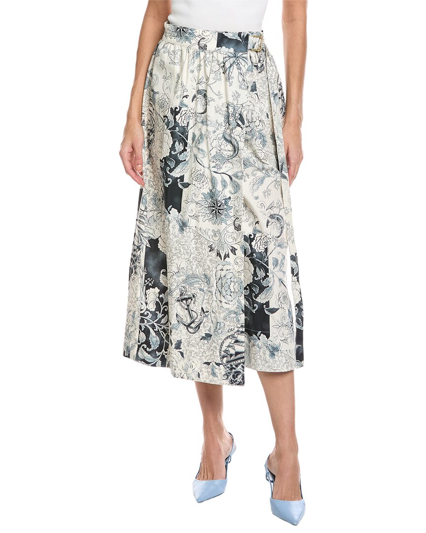 Etro Miss Print Midi Skirt