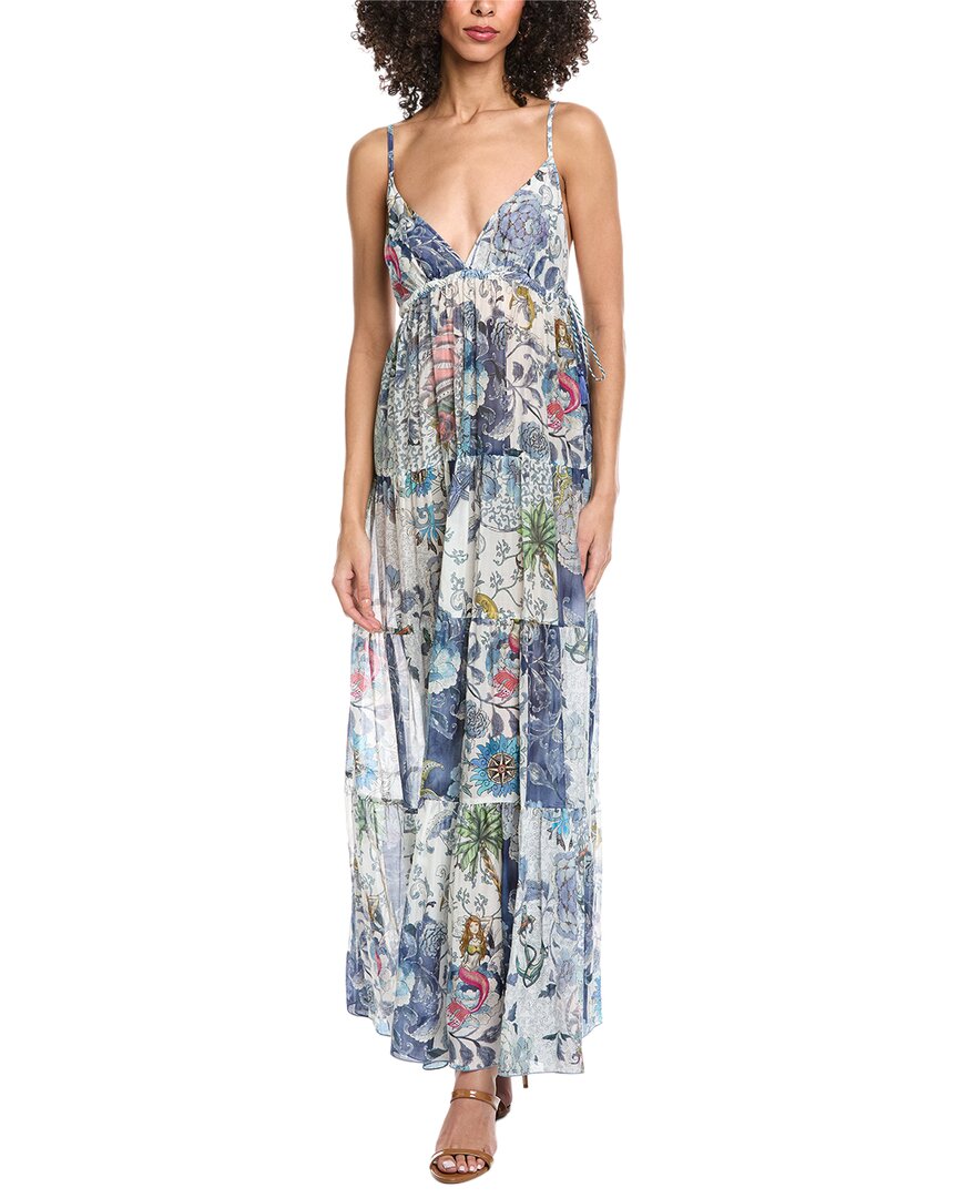 Etro Lungo Oryx Silk-Blend Maxi Dress