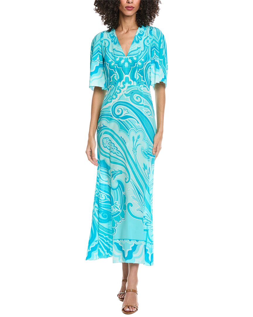 Etro Print Silk Maxi Dress