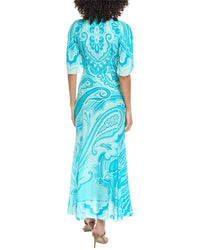 Etro Print Silk Maxi Dress