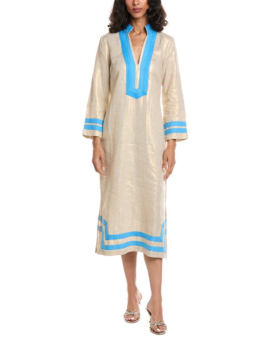 Sail To Sable Classic Linen Caftan Dress
