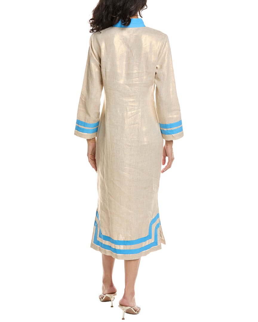 Sail To Sable Classic Linen Caftan Dress