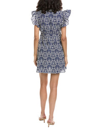 Sail To Sable Flutter Sleeve Dress