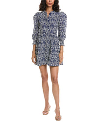 Sail To Sable Embroidered Mini Dress