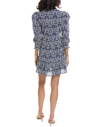 Sail To Sable Embroidered Mini Dress