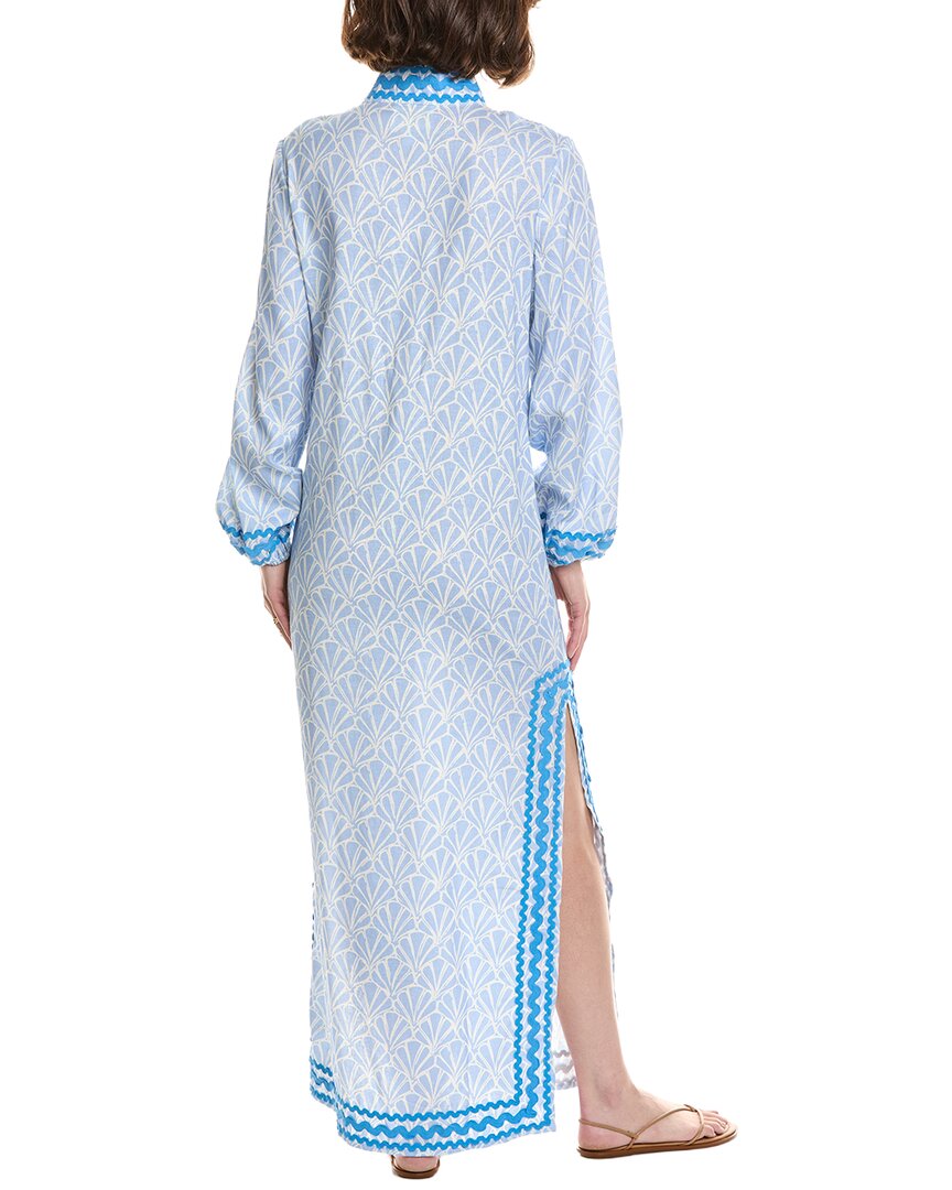 Sail to Sable Sail To Sable Ric Rac Linen-Blend Caftan