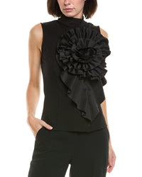 Gracia Ruffle Flower Detail Tank