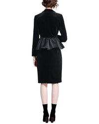 Dza 2Pc Blazer & Skirt Set