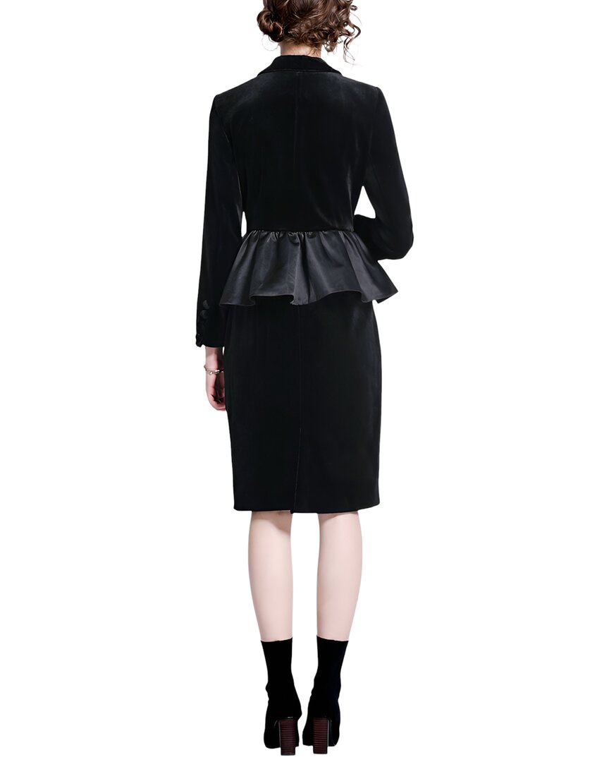 Dza 2Pc Blazer & Skirt Set