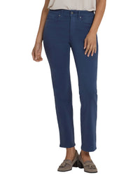 Nydj Marilyn Vintage Navy Straight Leg Jean