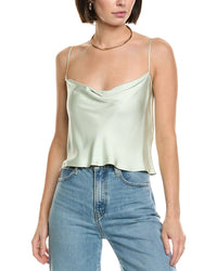 Lapointe Silk Twill Bias Cami Shirt