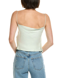 Lapointe Silk Twill Bias Cami Shirt